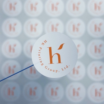 Round sticker printing