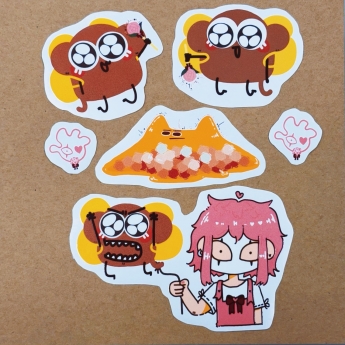 Small quantities of sticker printing